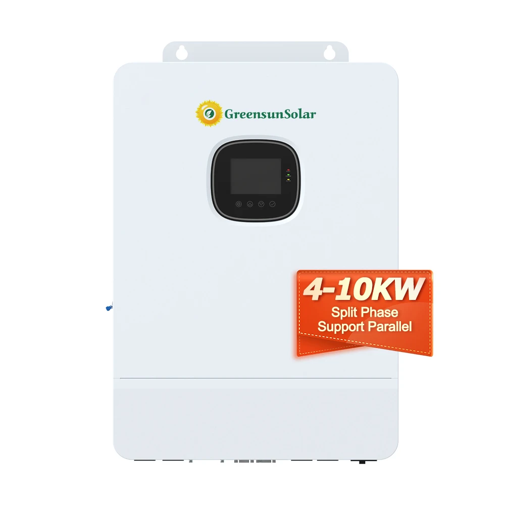 New Product 10000w 48v 110vac 220vac Mppt Inverter Best Sale 4kw 5kw 6kw 10kw Hybrid Solar Off Grid Solar inverter