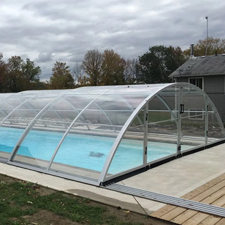 Коммерческие алюминиевые корпуса для бассейна из поликарбоната