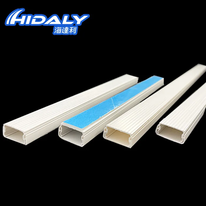 Good Flame Retardancy  pvc trunking duct  plastic cable canal export to Chile