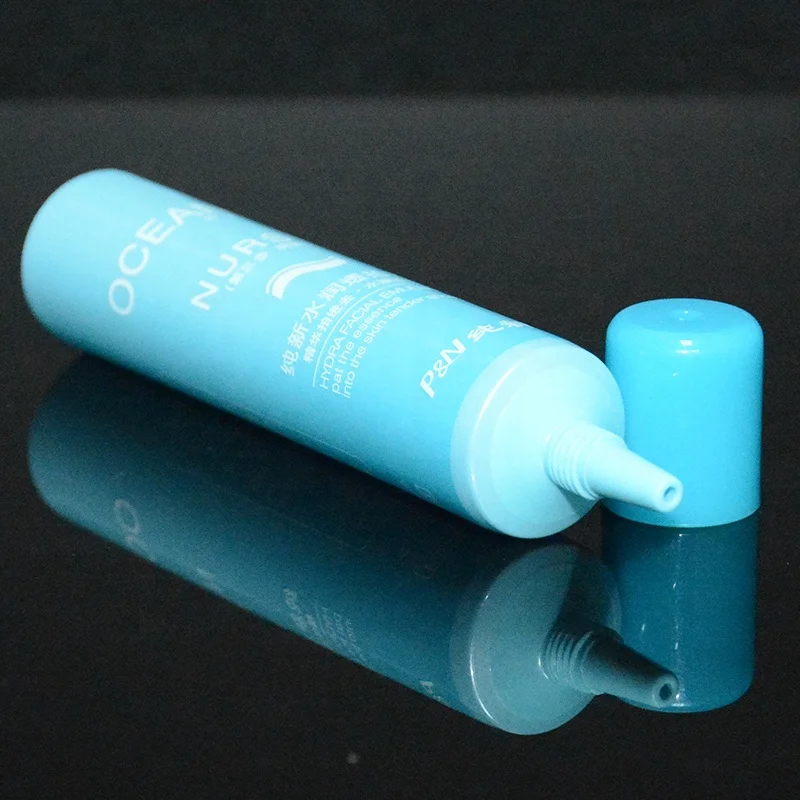 Customized size and colour 5ml 8ml 10ml eye cream sample tube moisturiser small diameter cosmetics plastic tube for packaging