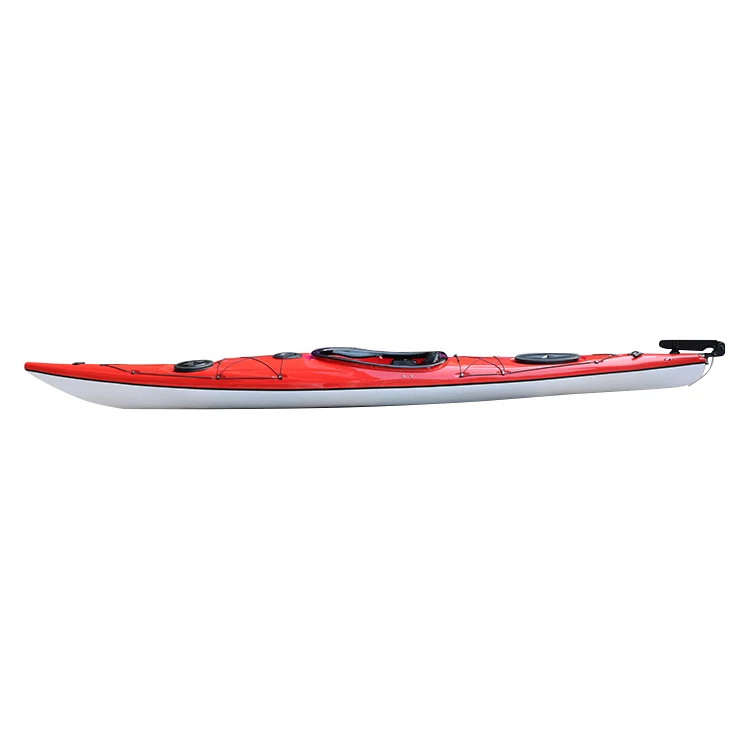 Light Touring Ocean Kayak Abs Thermoformed Racing Thermoform Kayak With Skeg Double Sea Kayak