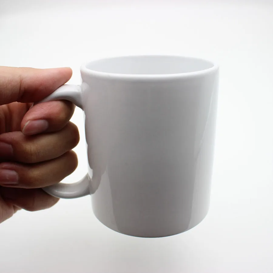 White Sublimation Ceramic Porcelain Cup Heat Transfer Travel Coffee Tea Mug