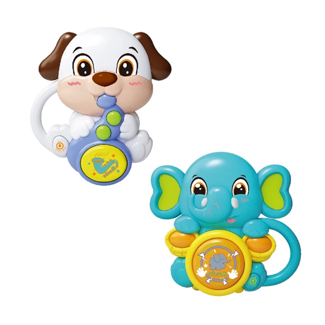 Animal electric trumpet drum set musical instrument kids electronic toys