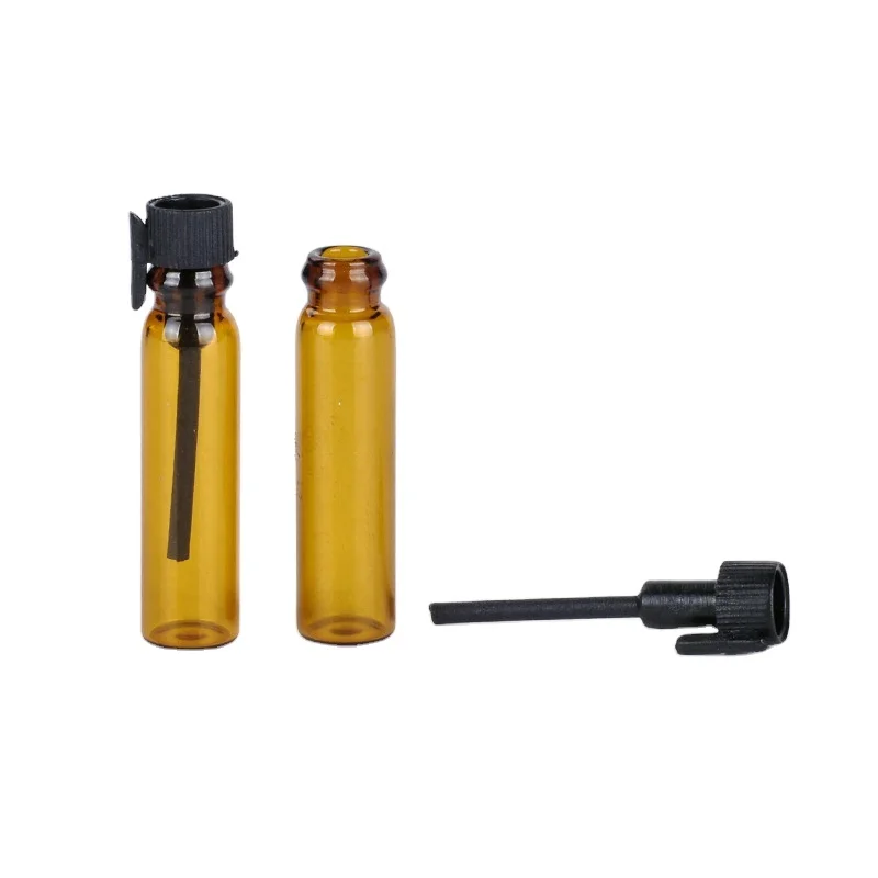 amber color 1ml 2ml glass vial
