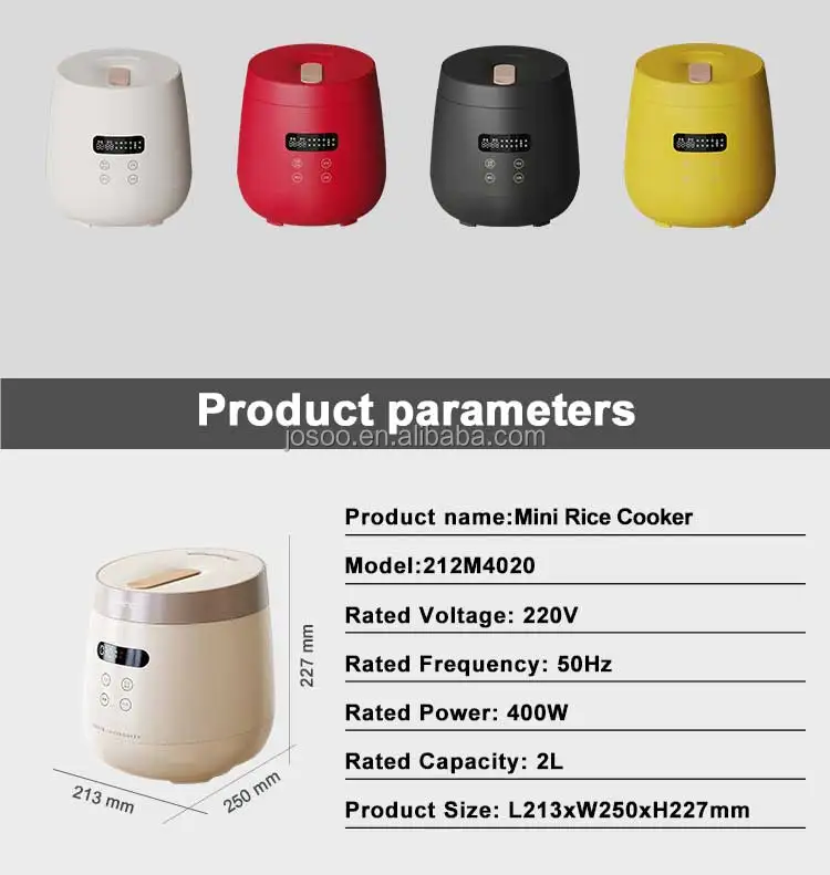 Premium Nonstick Coating Rice Cooker: Latest Design, Multi-Functional 1.8L & 2.0L Deluxe Models