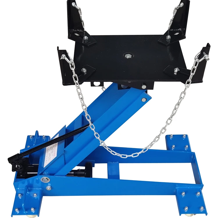 Hydraulic Transmission Jack / 1.5 Ton Red Manual Screw High Lift Car Transmission Bottle Vertical Hydraulic Jack