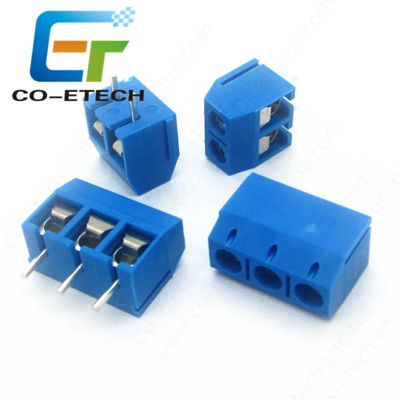 5,08 мм печатной платы Клеммная колодка Разъем KF301 Американская классификация проводов 2р 3 штыря гнезда штепсельной вилки