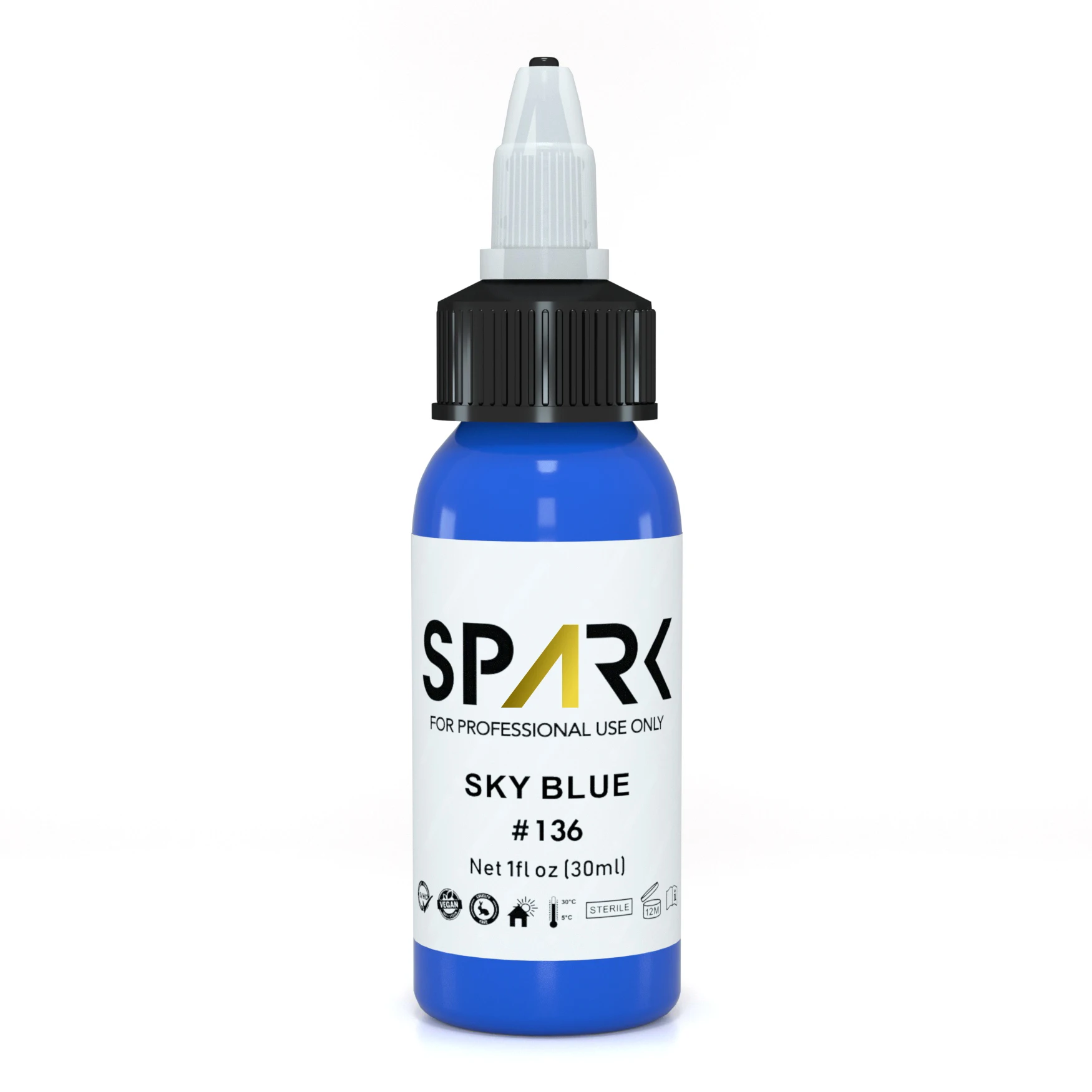 Популярные индивидуальные новые продукты Spark Factory лучший пигмент 1 унция 30 мл одноразовые легкие чернила для татуировки тату машины