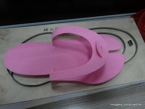 china supplier hydraulic new design eva slipper press cutting machine