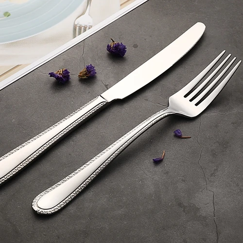 Factory Direct Hotel Knife And Fork Set Spoon Stainless Steel Cutlery Dinner