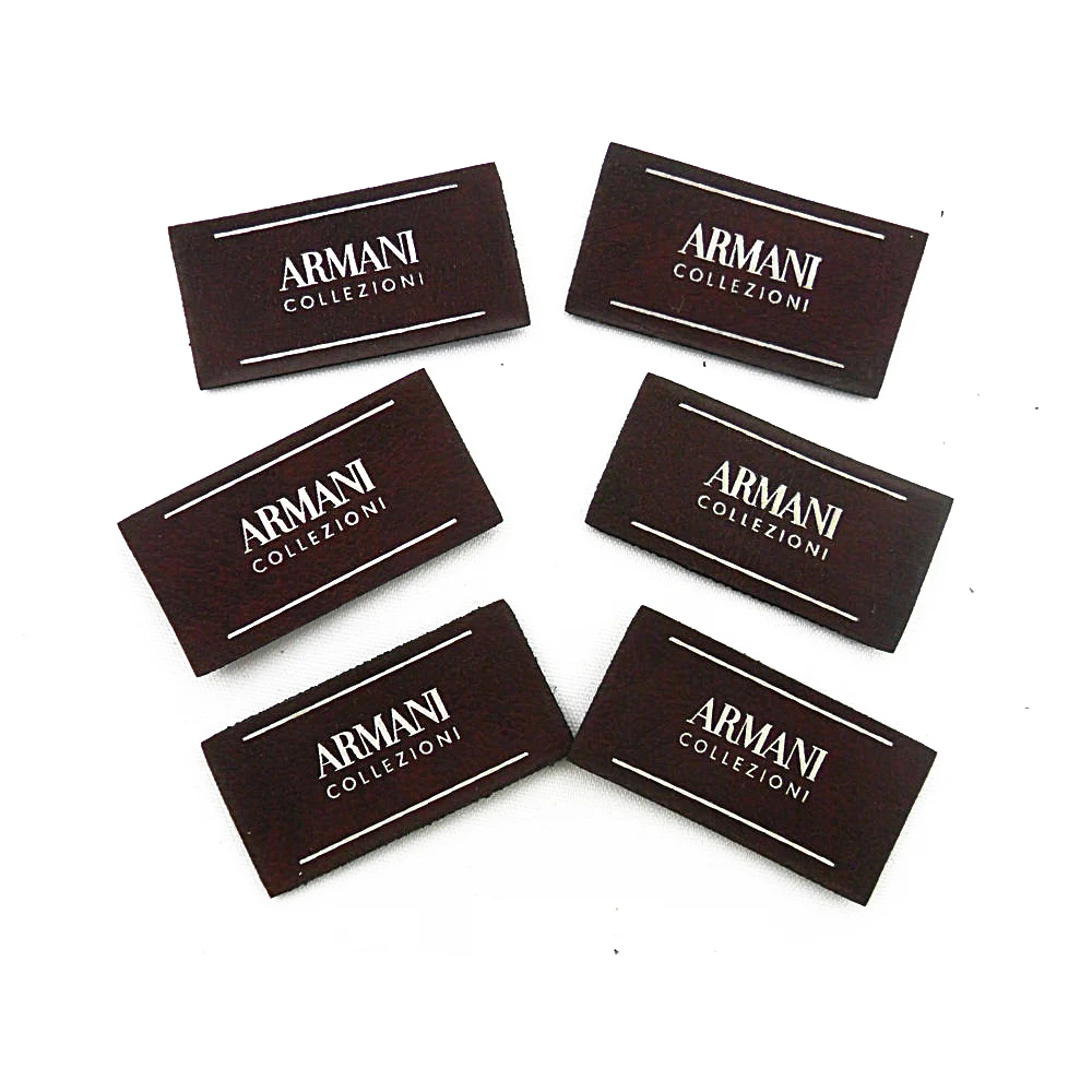 Private Custom Design Own Logo Self Adhesive for Clothing Dags Oem Coat of Arms Leather Patches