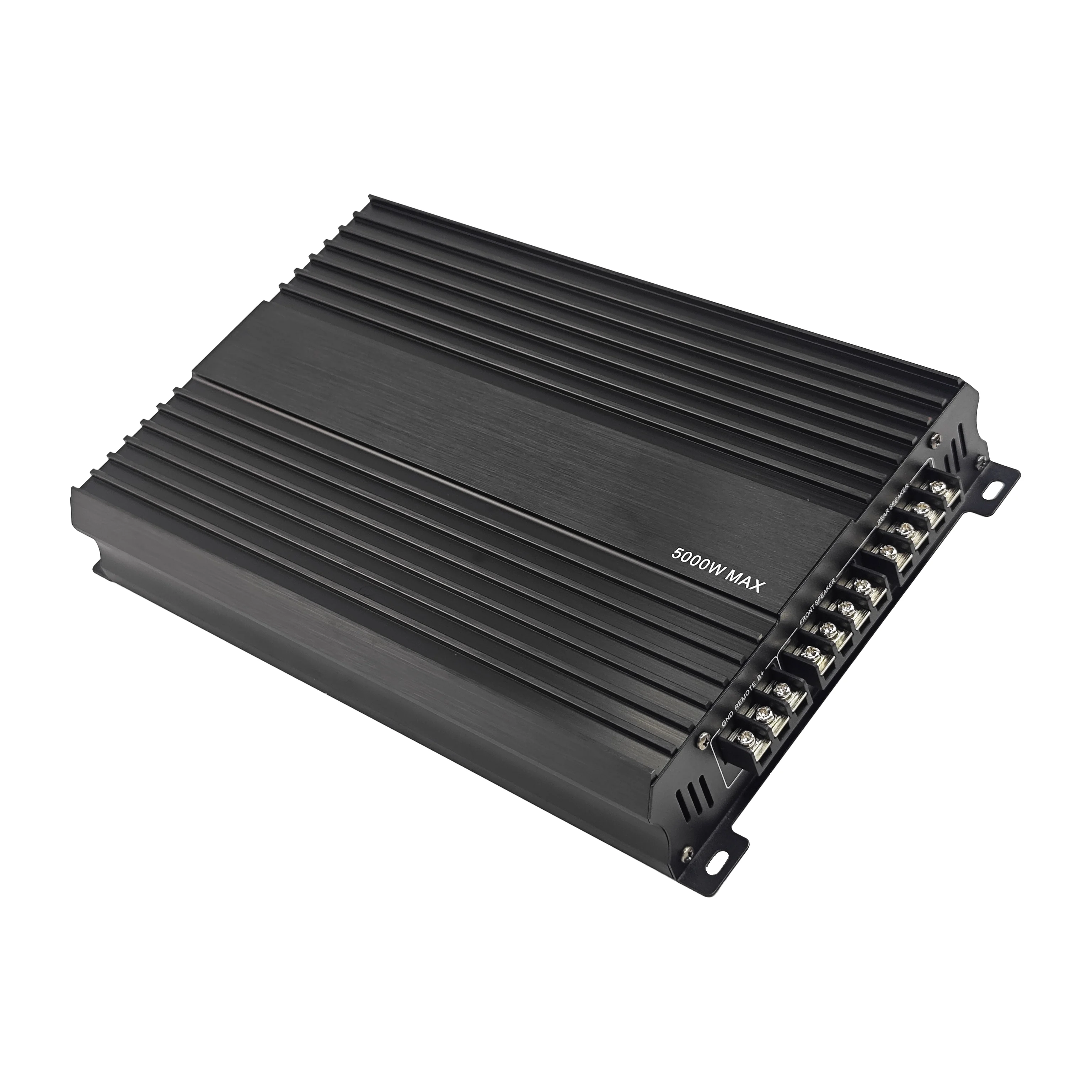 4-Channel 5000W Car Audio Class AB Universal Power Amplifier Board 12V/24V Crossovers car sound subwoofer amplifier 4 channel