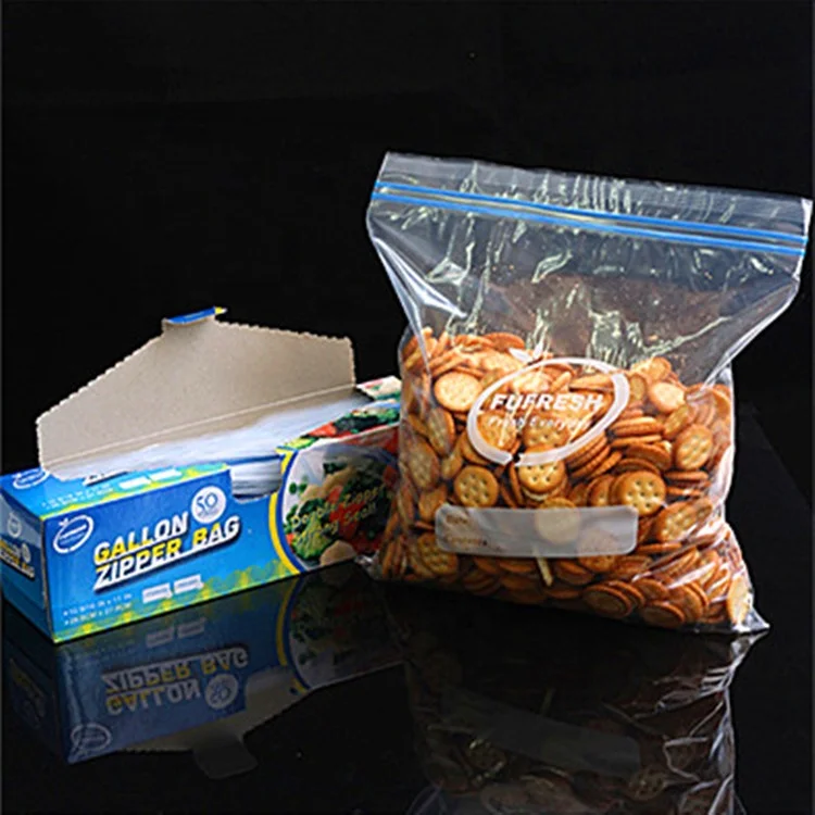 
Heavy Duty Quart Freezer Double Zipper Ziplock Bags 