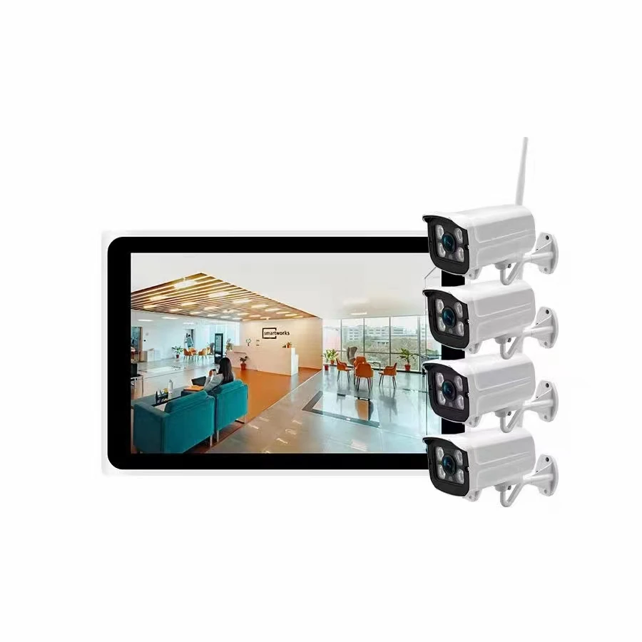 Factory Outdoor 1080 8MP 5MP 2MP 4CH Security Set 4K AHD DVR Kit Camera Video Surveillance 4 Channel CCTV security camera system