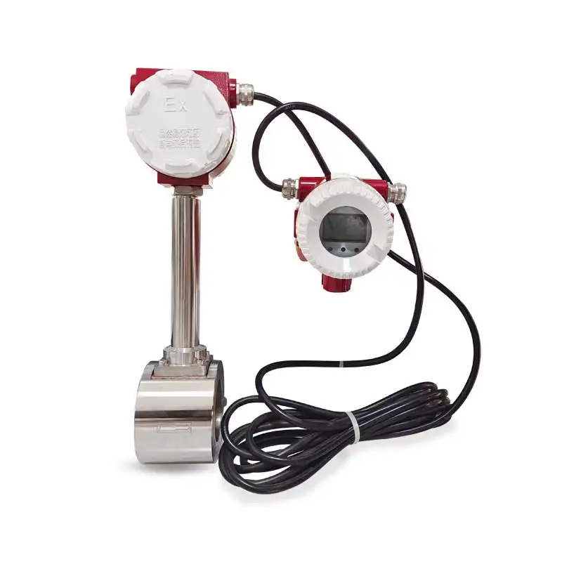 RS485 heated pulse output heated new steam lpg precession vortex flowmeters flow meter