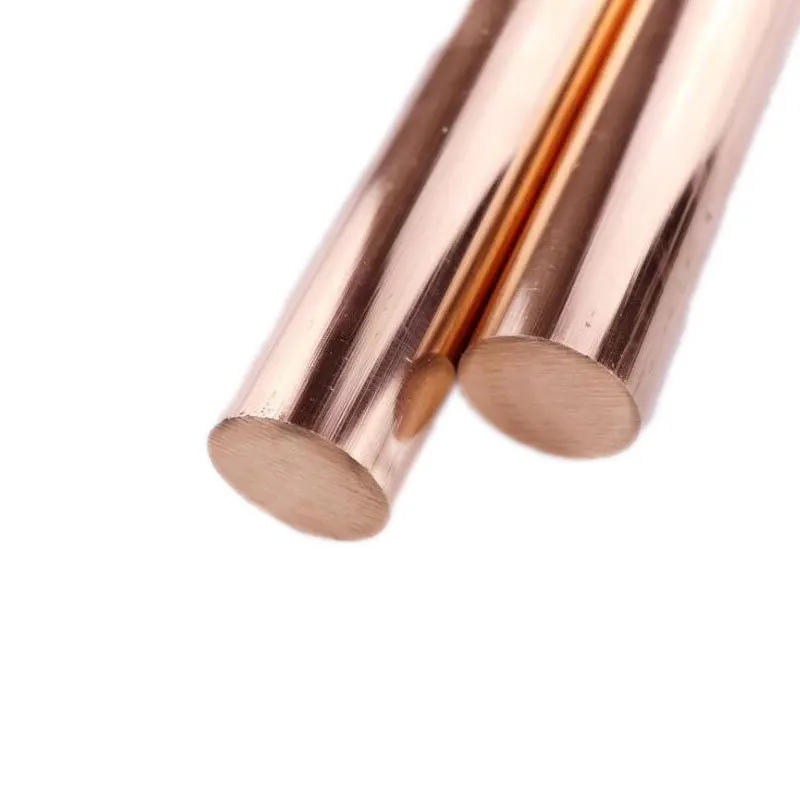 99.99% Purity Copper Bar Copper Rods Tp1 Tp2 2.1293 Copper Square Bar Solid Round
