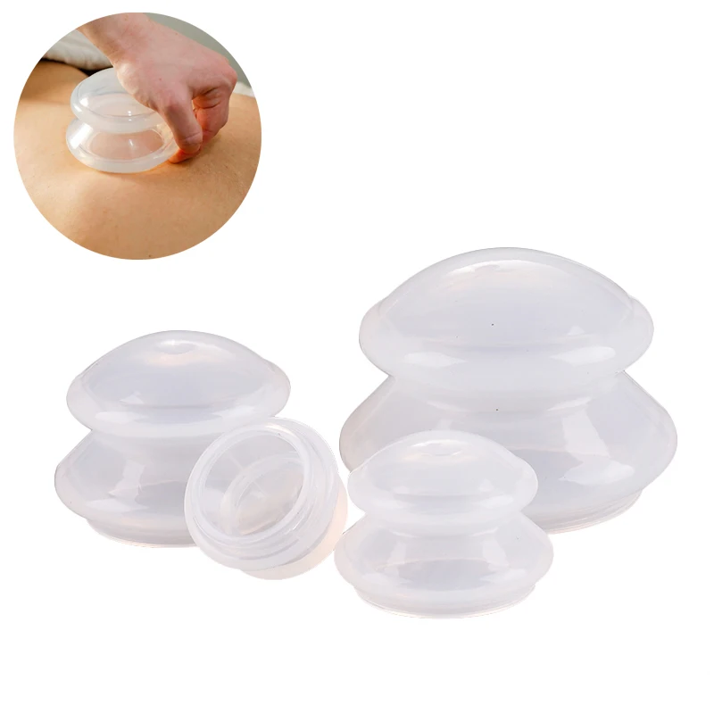 Anti Cellulite Cup Cupping Therapy Sets Silicone Massage Cups Vacuum Suction Cups for Cellulite Muscle Pain Relief Trigger Point