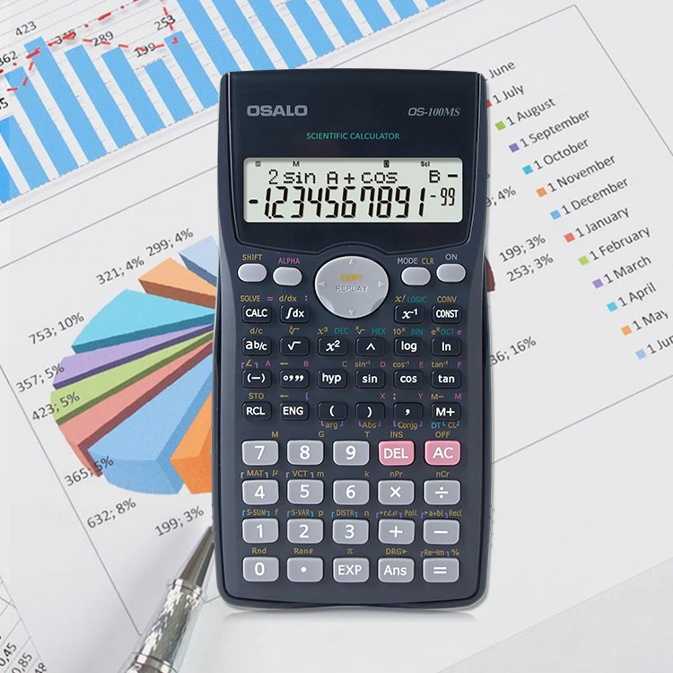 Hot Sale Electronic Calculator Function OS-100MS Calculadora Cientifica Scientific Calculator Made In China