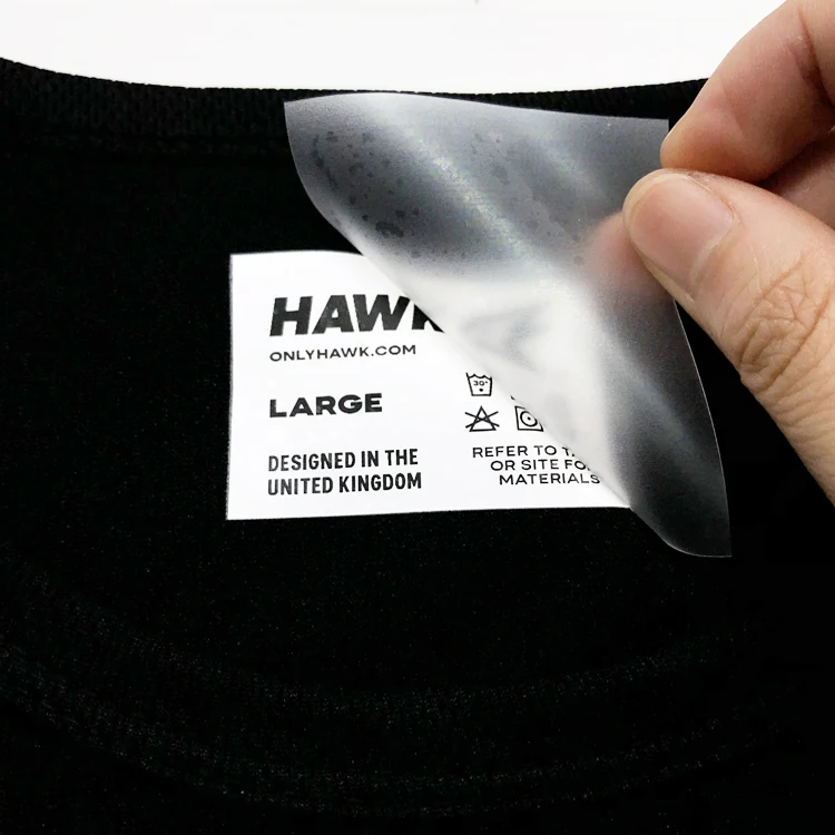 Label Supplier Custom Garment Thermal Transfer Heat Press Labels