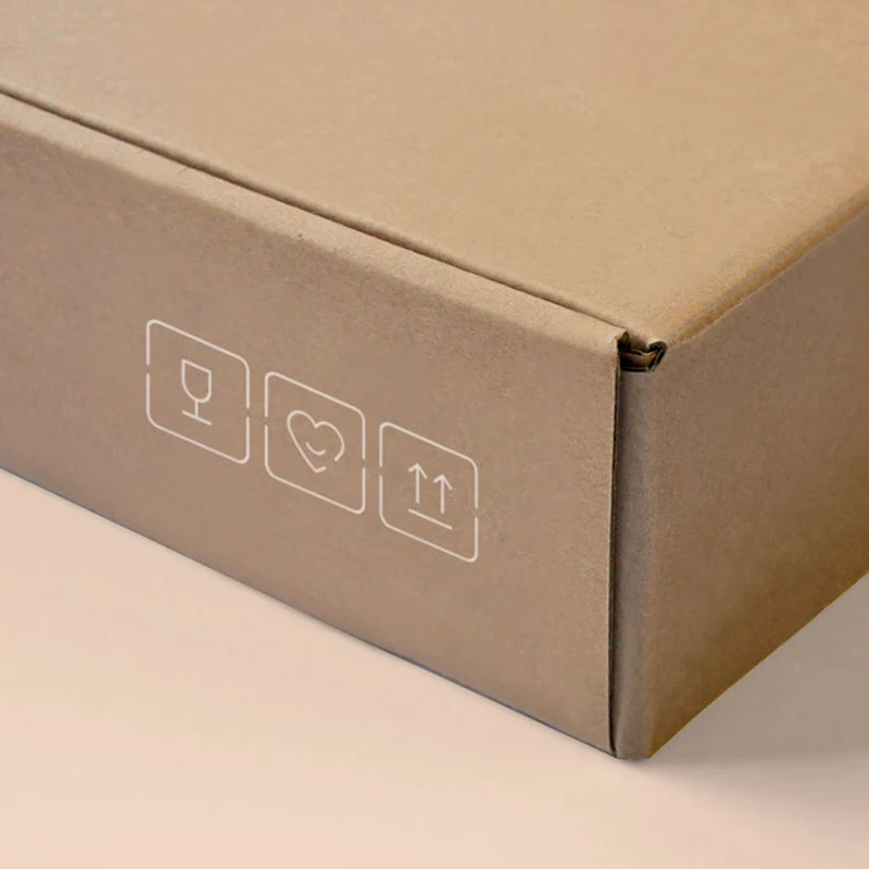 eco-friendly kraft paper custom logo personal care skin care packaging box corrugated express mailer shipping boxes