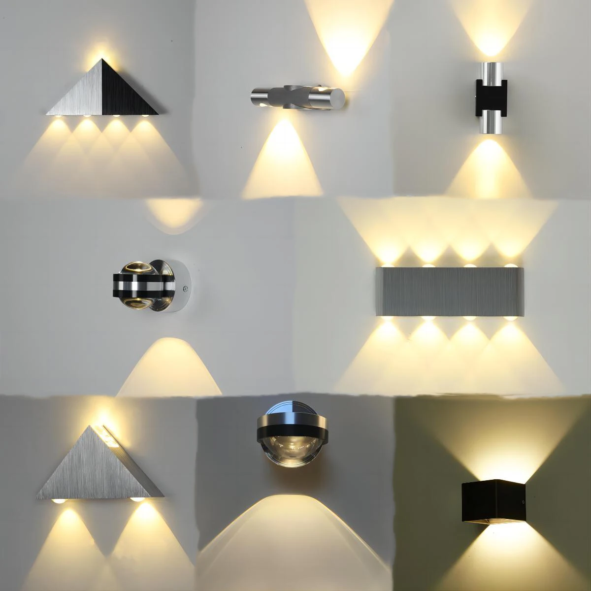 Wholesale Modern Indoor Bedroom Interior Led Wall Mounted Sconce Lamp Decorative Background Up And Down Led Wall Light For Home