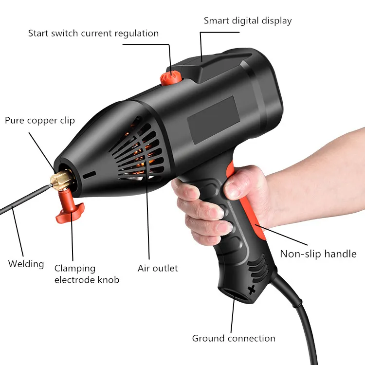  Display Mini Household 220v Arc Welding Machine Digital Easy Carry Bag Handheld