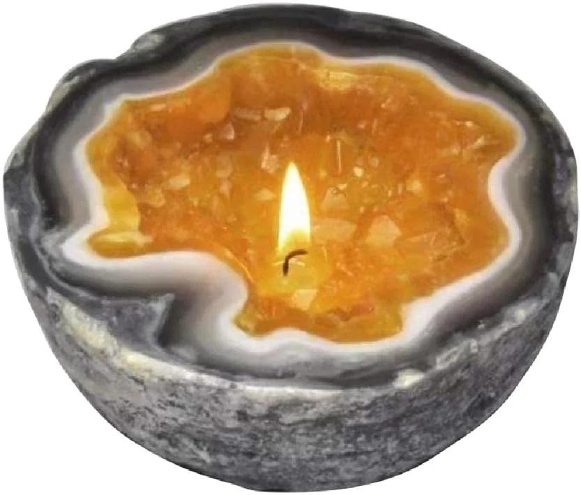 Delicate Candle Jar Retro Resin Crafts Candle Containers Novelty Candle Tins for Balcony Desktop