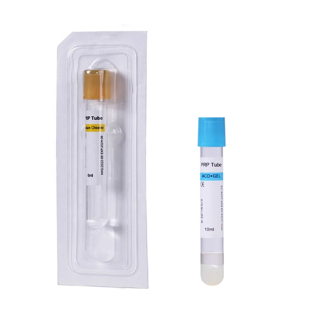 High quality Prp Tube with gel 10ml 12ml 15ml prp kit prp centrifuge for Hair Loss Platelet Rich Plasma for Beauty industry