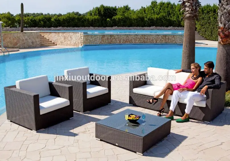 Outside garden use rattan furniture JX-349