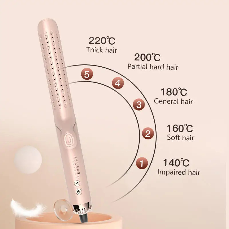 Home Travel Salon Anti Scald Professional Negative Ion Hair Straightener And Curler Crimper Hair Straightening Ceramic Flat Iron