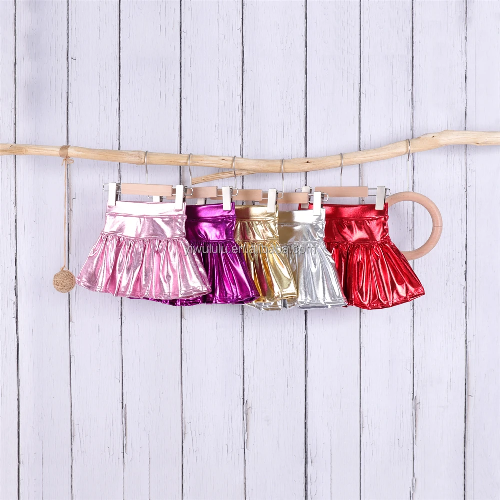 OEM&ODM Custom Low Moq Girl High Waist Mini Skirts Baby Kids Toddler Boutique Short Skirt Clothes