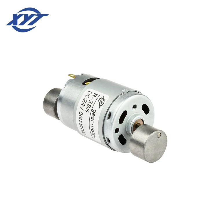 R-385 DC Motor Supplier Electric Micro Motor High Power Vibration 0.2NM 8000RPM 12V 24V Brushless GEAR MOTOR Electric Bicycle Ce