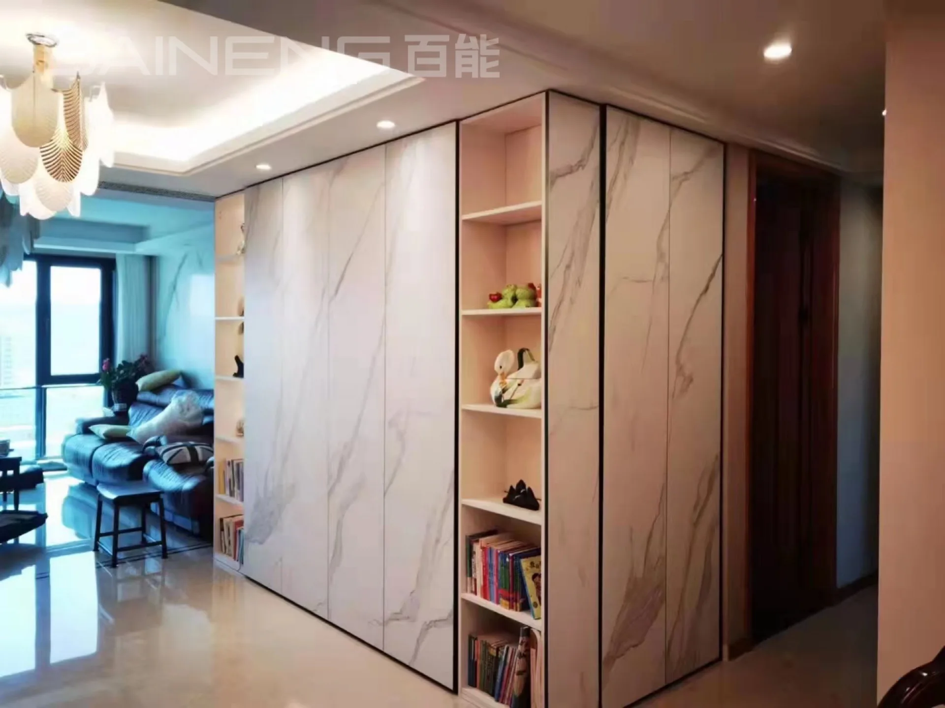 Apartment Modular White Kitchen Furniture Design Kitchen Cabinets Metal Kitchen Cabinet Modern Design