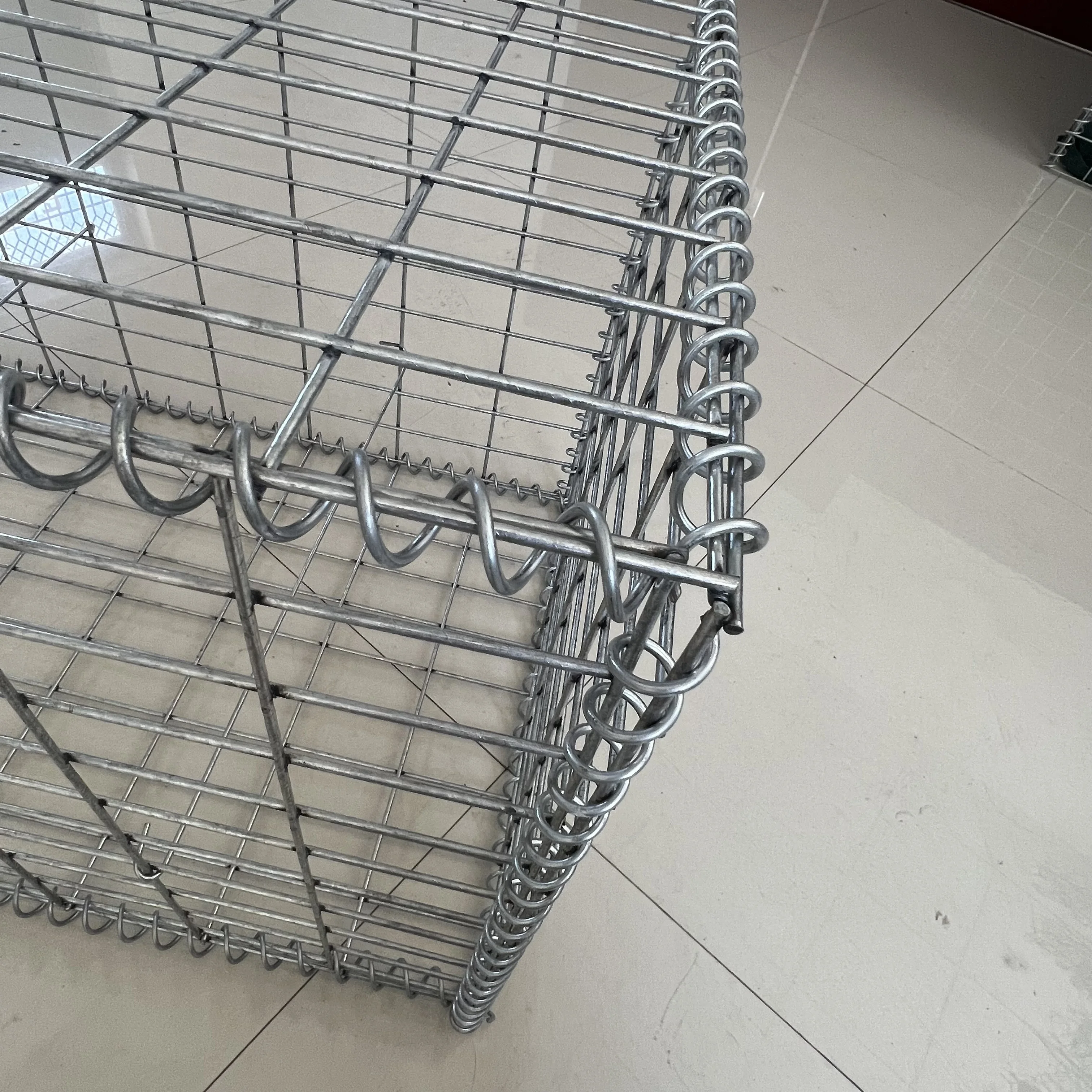 Оцинкованная сварная каменная клетка сетчатая стена садовая настенная