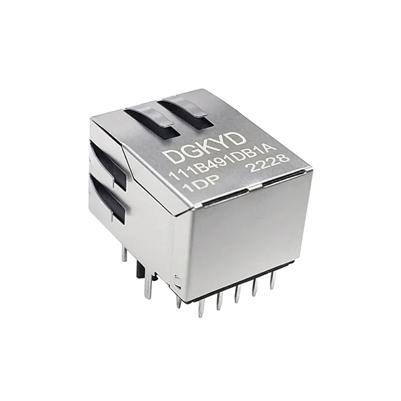 1000 BASE-T 10P8C PoE RJ45 MIC Ethernet connector with magnetic element connectors waterproof ip67