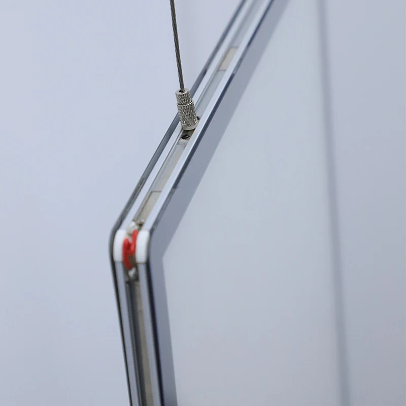 Fashion Design  Led Backlit Double Sided Poster Frame Led Display Aluminium Lighting Box Advertising Lightbox