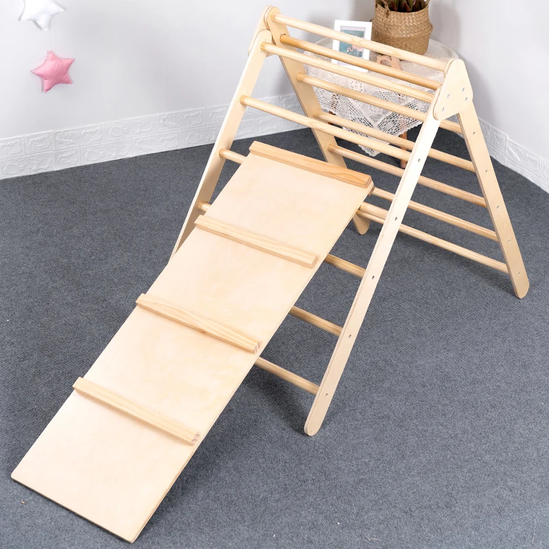 Winning Children Furniture Sets Kids Baby Montessori Furniture Toys Rainbow Rocking Montessori Climbing Arch Rocking Play