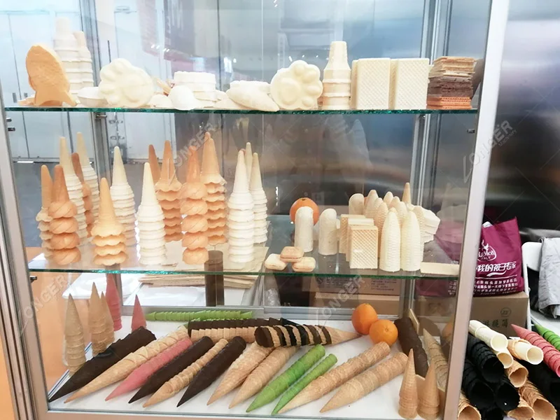 Commercial Ice Cream Round Cup Production Line Wafer Cone Making Machine for Sale