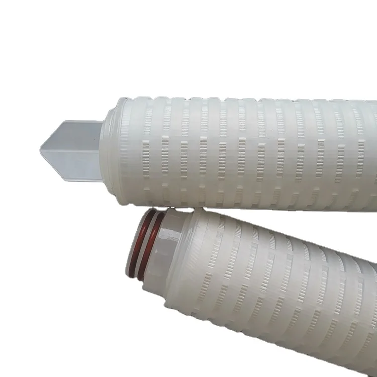 Gas filtration 10inch 0.45um hydrophobic PTFE membrane filter cartridge filter