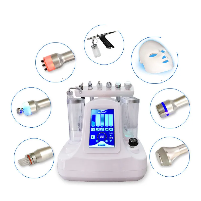 7 in 1 Hydra Dermabrasion Aqua Peeling Vacuum Face Pore Cleaning Skin Rejuvenation Water Oxygen Jet Facial Beauty Machine 2019