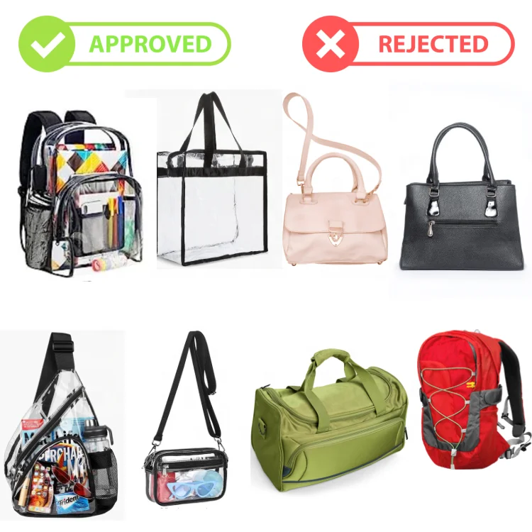 End-to-end Support Clear Jelly Purse, Stadium Quick Access Purse For Basketball Events