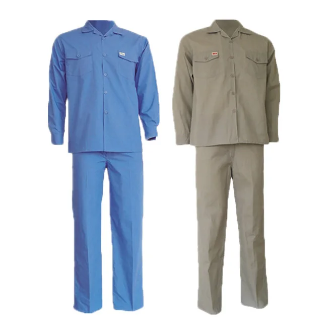 safety overall safety workwear uniforms work wear coverall suit Factory Supply Polyester Cotton Industrial Coal Mining