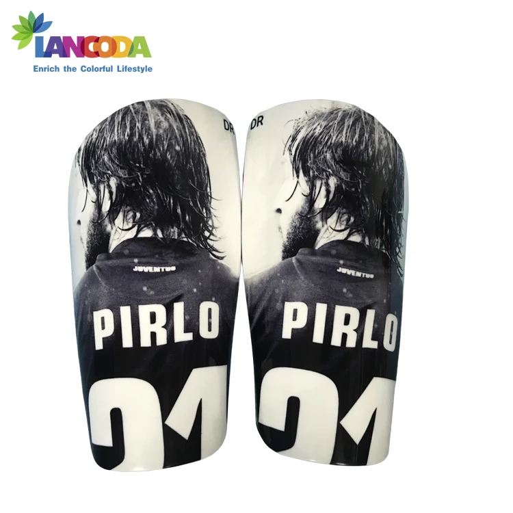 XS S Size 3D Sublimation Soccer Shin Guards Pads
