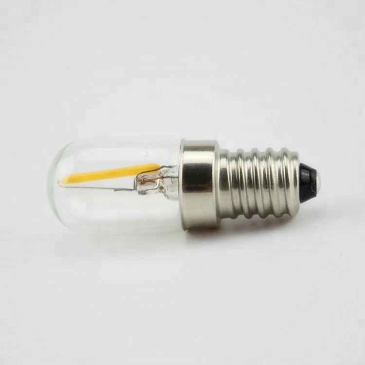 1W Fridge Lamp E12 E14 LED Filament Refrigerator Lightbulb T20 Night pilot Bulb Household Appliances LED Indicator Bulbs