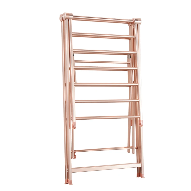 High Quality Clothes Drying Rack Aluminium Folding Laundry Racks Dryer Stand Butterfly Racks Wholesale Supply