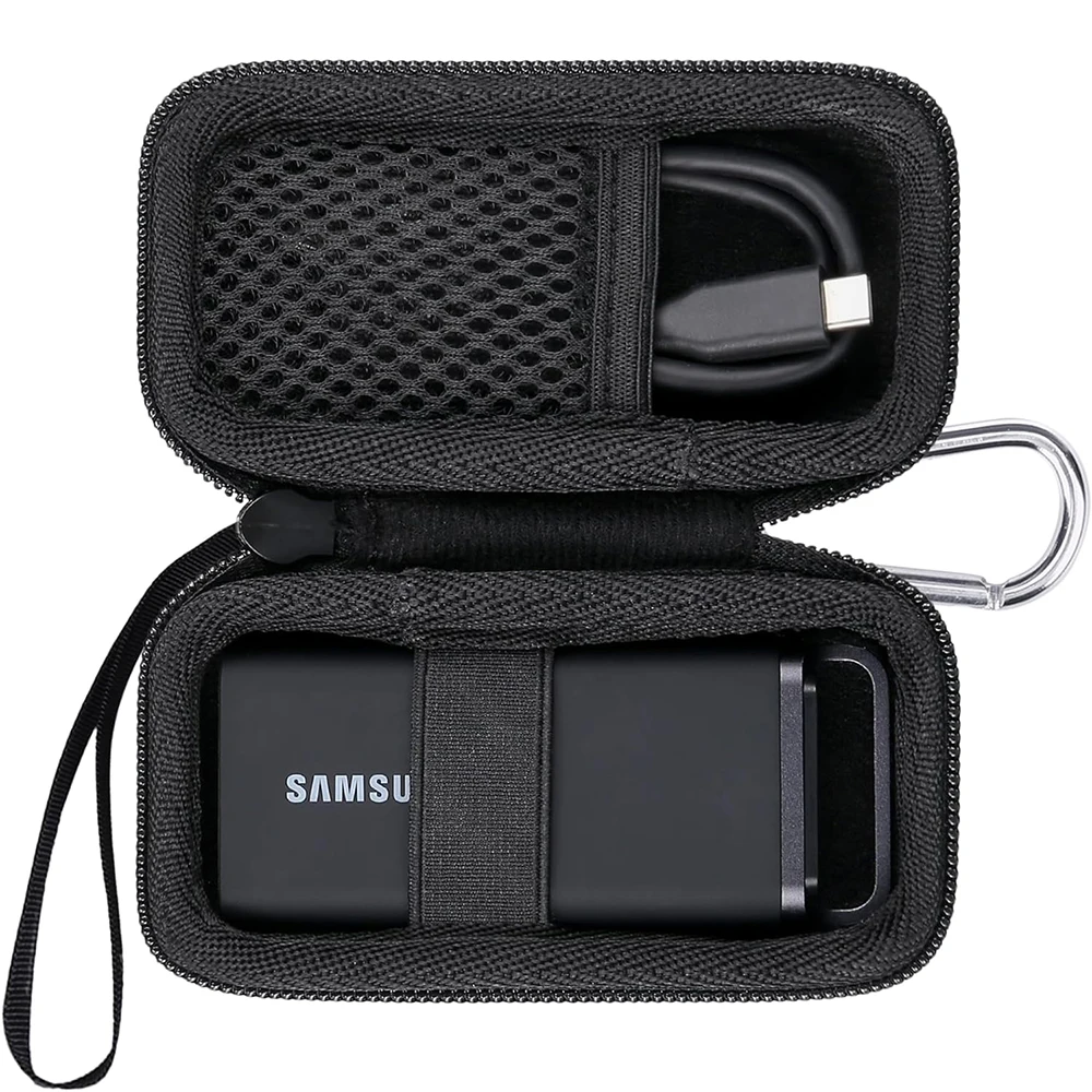 EVA Hard Travel Case EVA Carrying Case Pouch EVA Storage Bag for Samsung T5 EVO Hard Drive