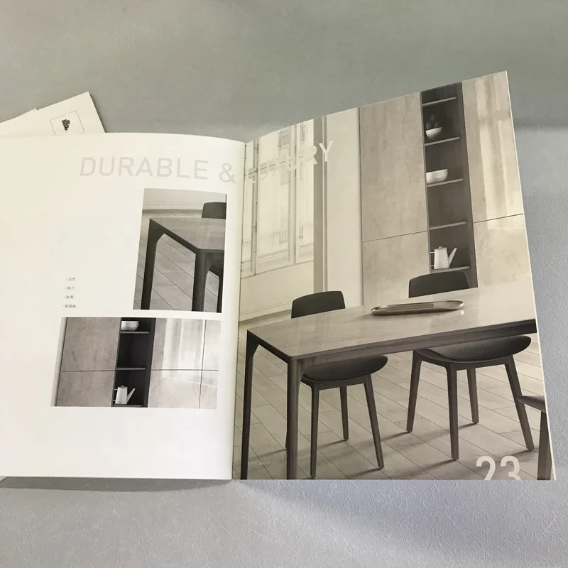 Custom printing Ceramic tile Company information product advertising Softcover photo Catalog  Brochure  book printing