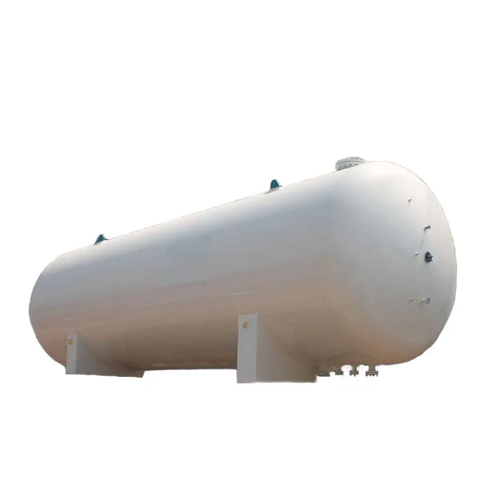 Horizontal Lpg Storage Gas Tank 40tons lpg tank for lpg gas station export to Zimbabwe