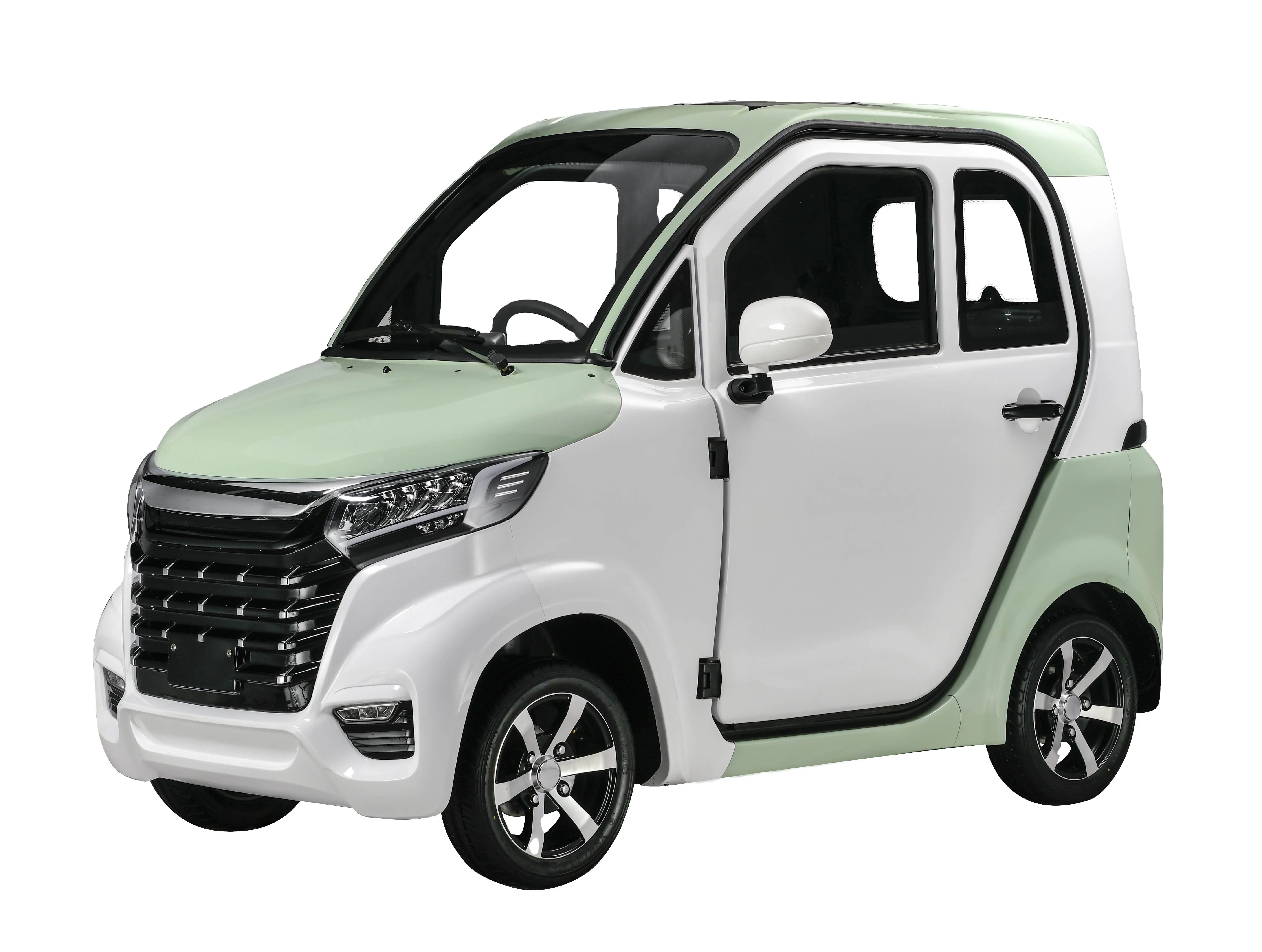 2024 New Design EEC Certified Electric EV Mini Car Micro 2-Seater Cabin Vehicle with 2KW Motor 3 Passengers Capacity