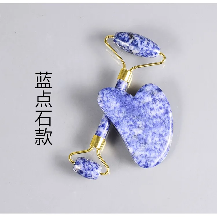 Wholesale Single Head Natural Rose Quartz Face Massage Jade Roller